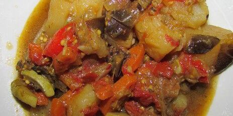 Boiled vegetables