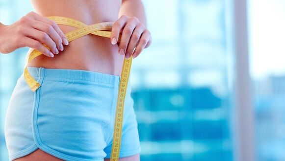 measure your waist while losing weight