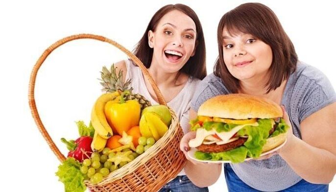 For successful weight loss, the girls reviewed their diets